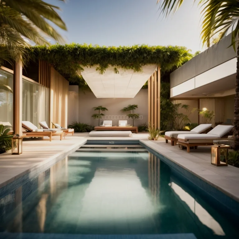 リゾートの客室